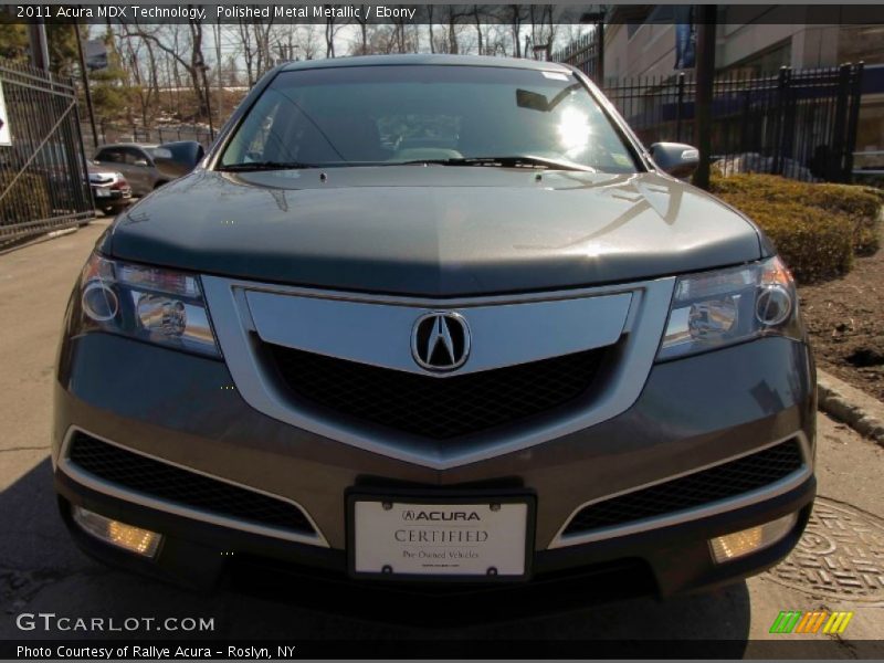 Polished Metal Metallic / Ebony 2011 Acura MDX Technology