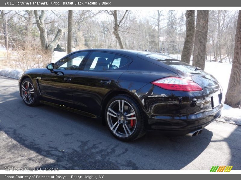 Basalt Black Metallic / Black 2011 Porsche Panamera Turbo