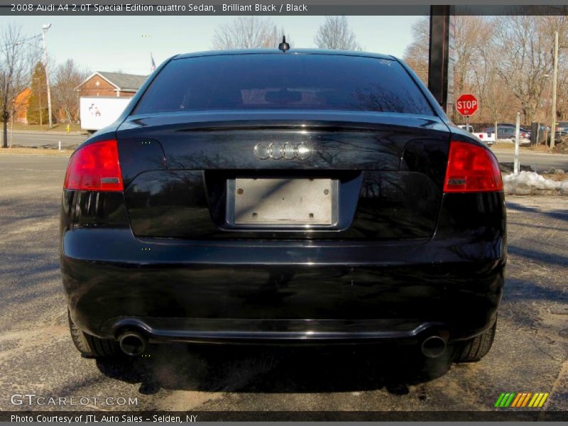 Brilliant Black / Black 2008 Audi A4 2.0T Special Edition quattro Sedan