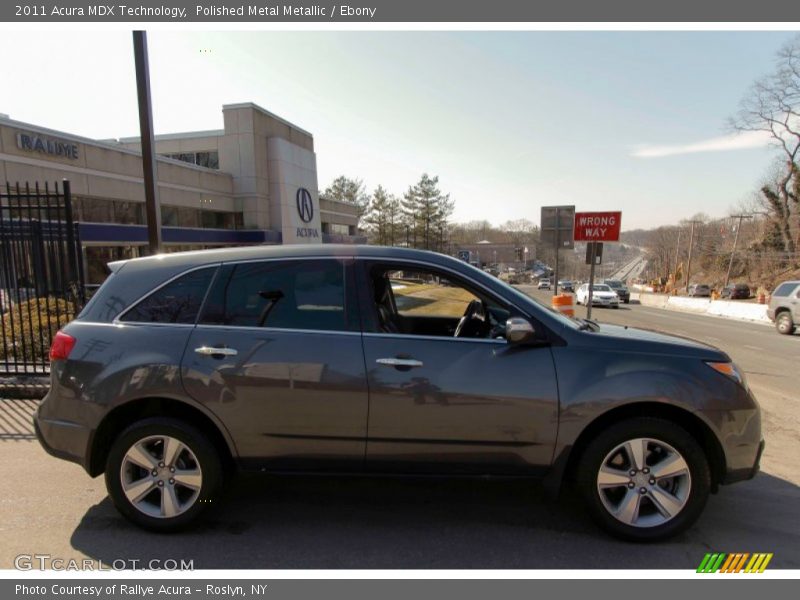 Polished Metal Metallic / Ebony 2011 Acura MDX Technology