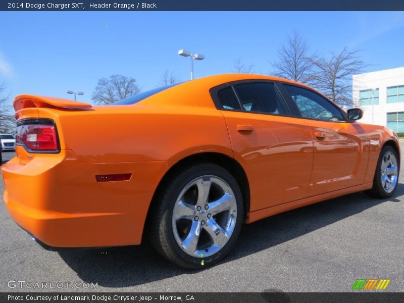 Header Orange / Black 2014 Dodge Charger SXT