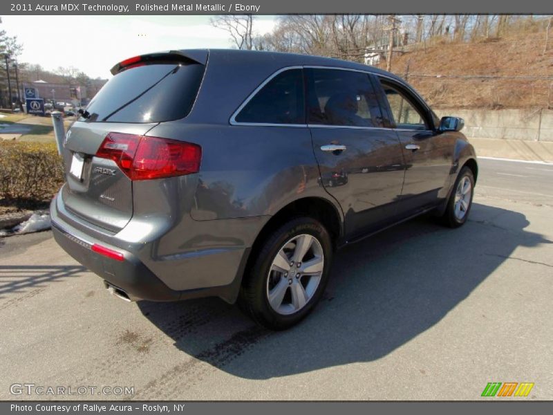 Polished Metal Metallic / Ebony 2011 Acura MDX Technology