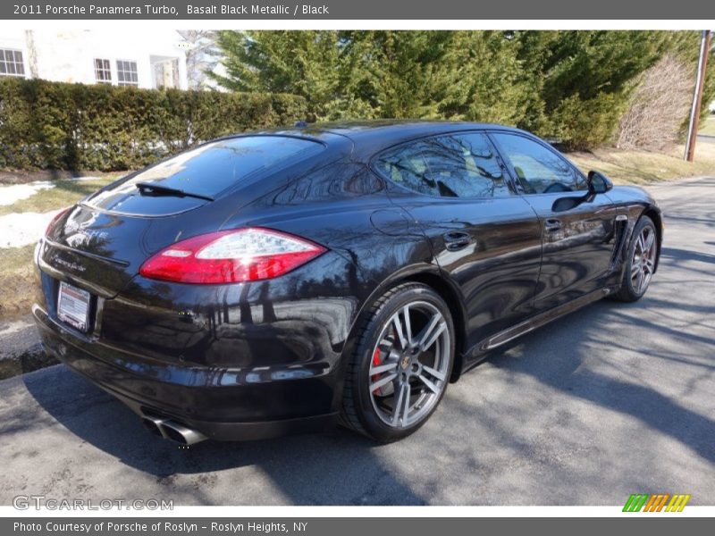 Basalt Black Metallic / Black 2011 Porsche Panamera Turbo