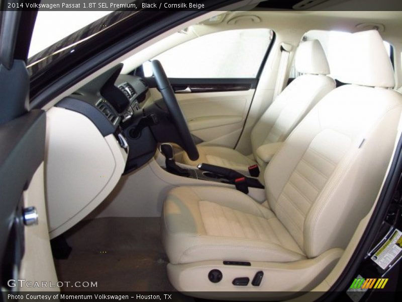 Black / Cornsilk Beige 2014 Volkswagen Passat 1.8T SEL Premium