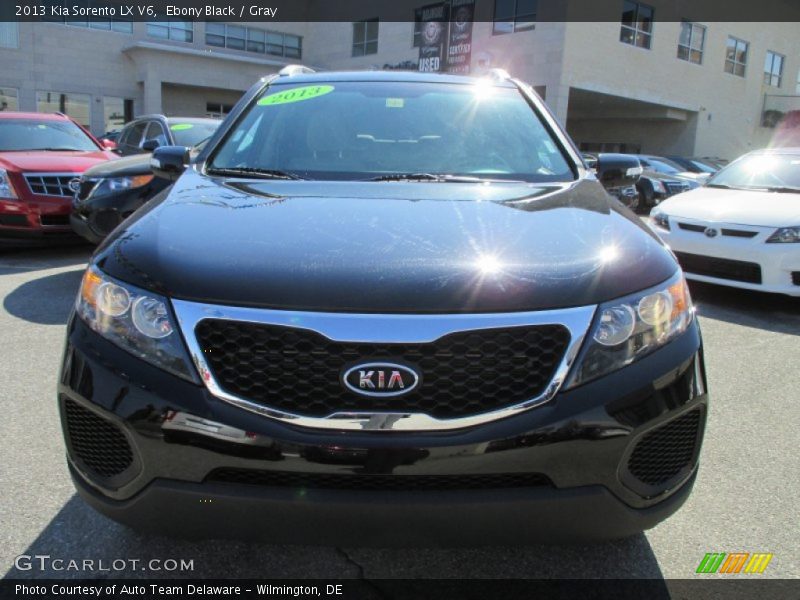 Ebony Black / Gray 2013 Kia Sorento LX V6