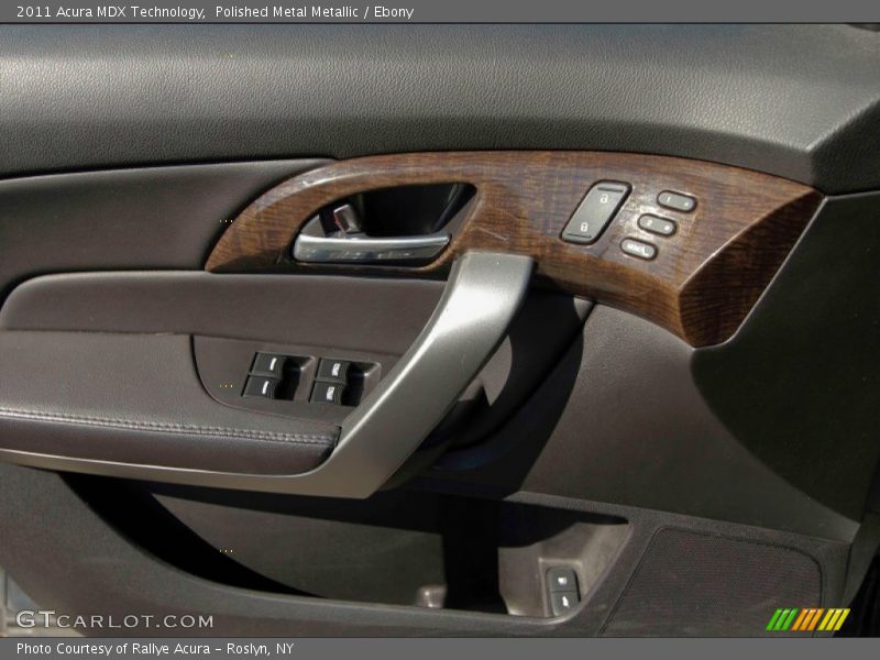 Polished Metal Metallic / Ebony 2011 Acura MDX Technology