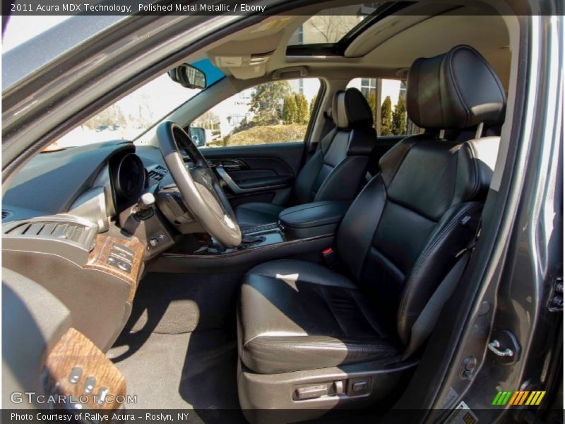 Polished Metal Metallic / Ebony 2011 Acura MDX Technology