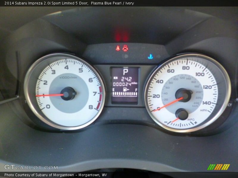 Plasma Blue Pearl / Ivory 2014 Subaru Impreza 2.0i Sport Limited 5 Door