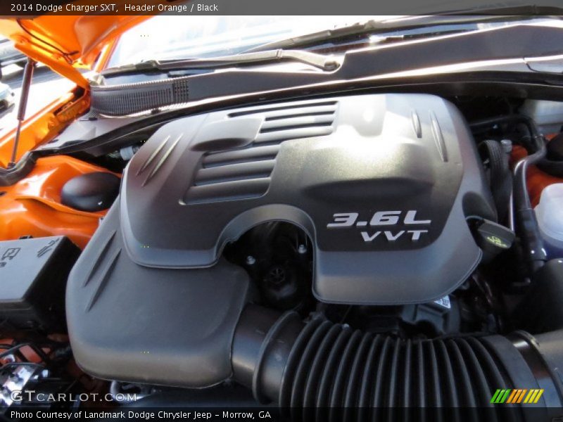 Header Orange / Black 2014 Dodge Charger SXT