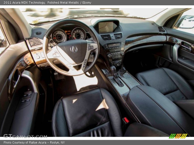 Polished Metal Metallic / Ebony 2011 Acura MDX Technology