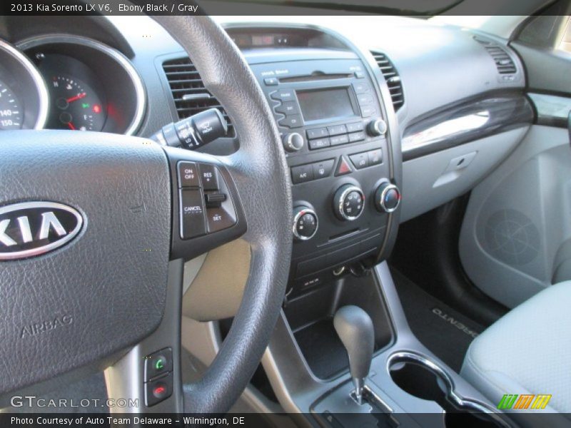 Ebony Black / Gray 2013 Kia Sorento LX V6