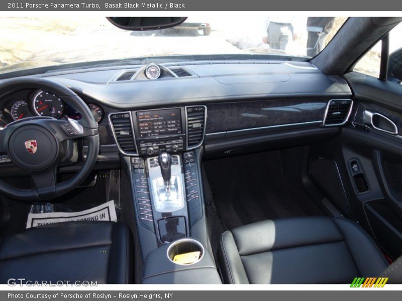 Basalt Black Metallic / Black 2011 Porsche Panamera Turbo