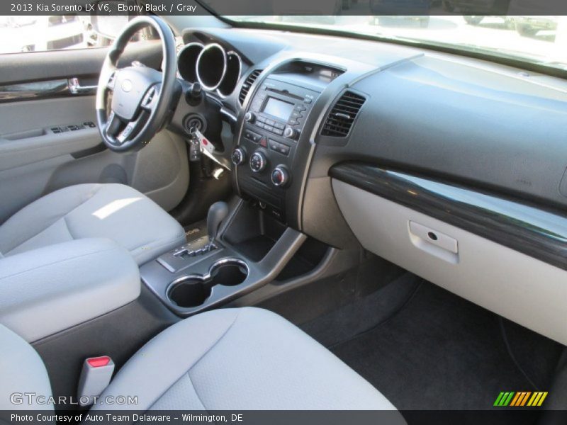 Ebony Black / Gray 2013 Kia Sorento LX V6