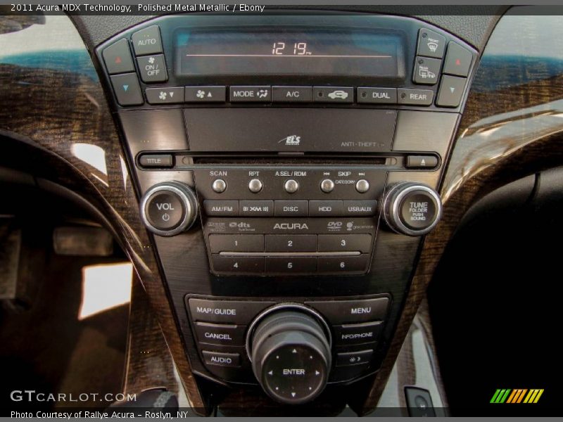 Polished Metal Metallic / Ebony 2011 Acura MDX Technology