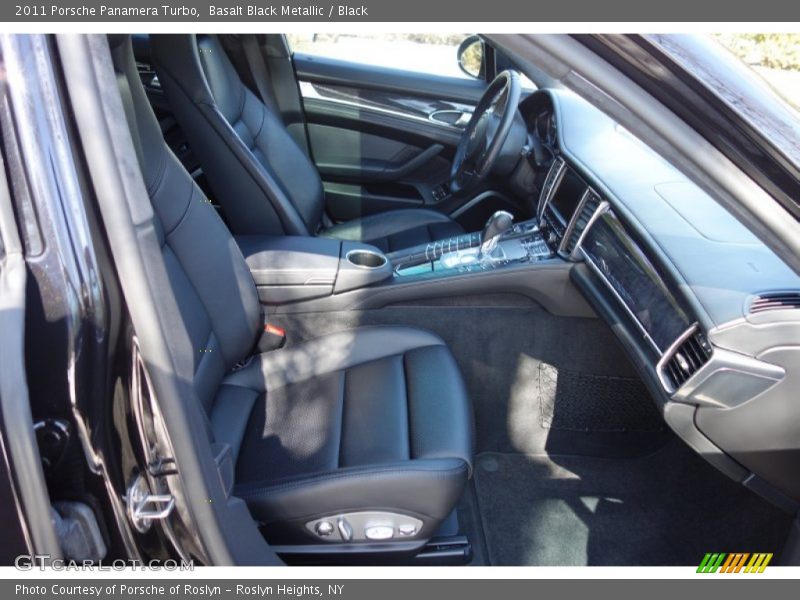 Basalt Black Metallic / Black 2011 Porsche Panamera Turbo