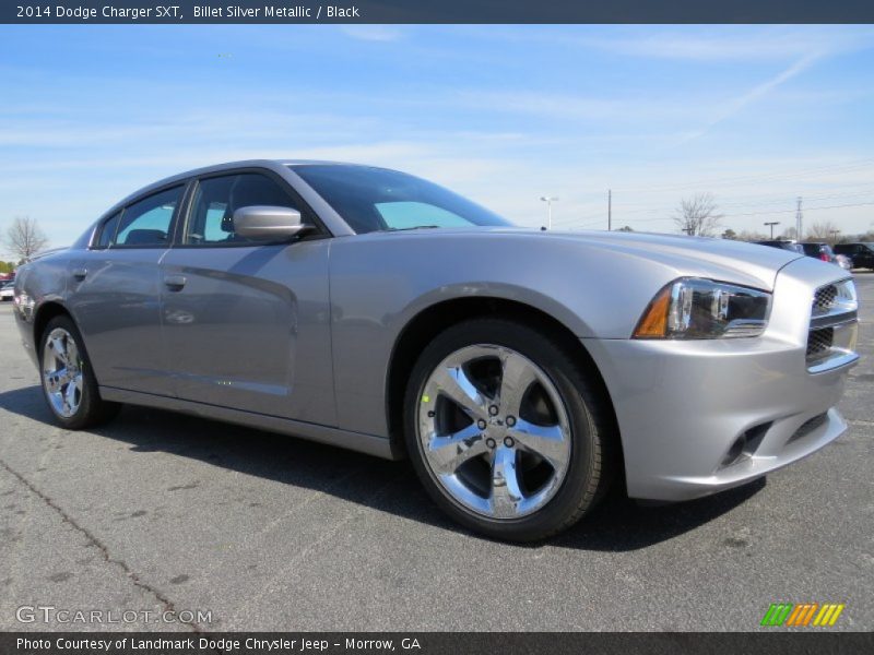 Billet Silver Metallic / Black 2014 Dodge Charger SXT