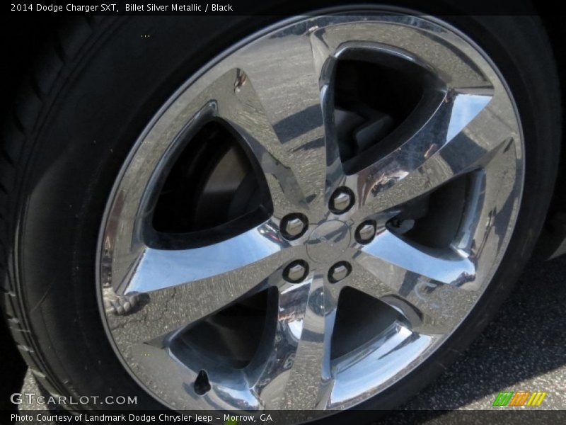 Billet Silver Metallic / Black 2014 Dodge Charger SXT