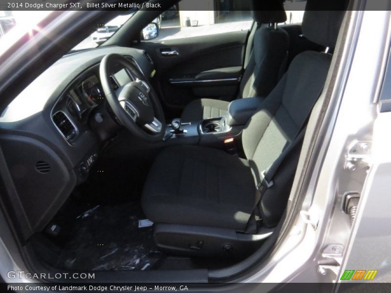 Billet Silver Metallic / Black 2014 Dodge Charger SXT