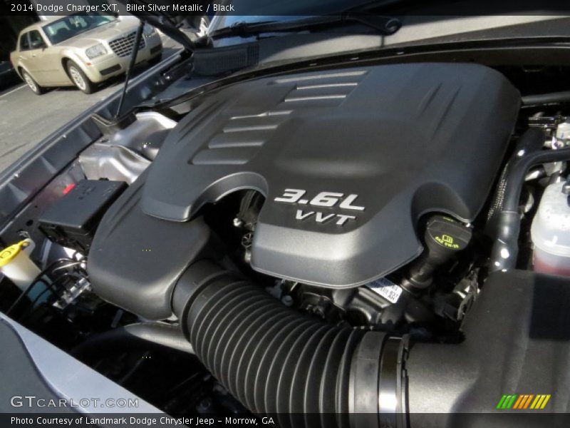 Billet Silver Metallic / Black 2014 Dodge Charger SXT