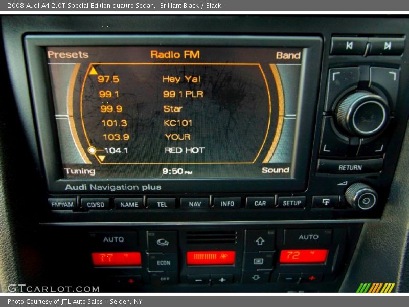 Brilliant Black / Black 2008 Audi A4 2.0T Special Edition quattro Sedan