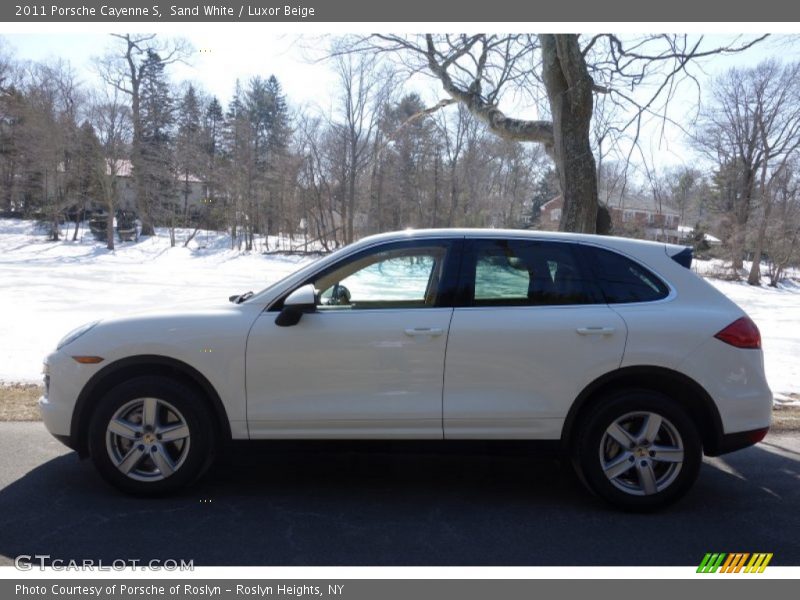 Sand White / Luxor Beige 2011 Porsche Cayenne S