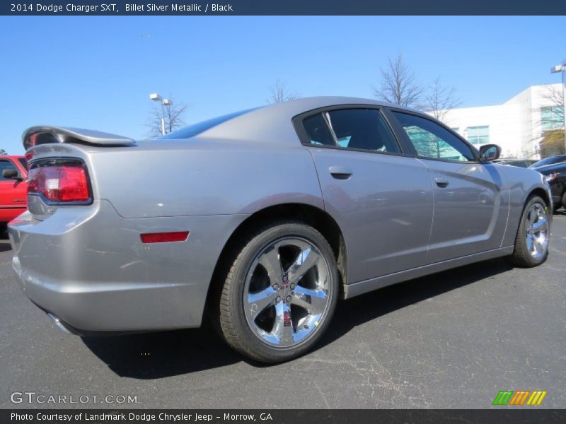 Billet Silver Metallic / Black 2014 Dodge Charger SXT