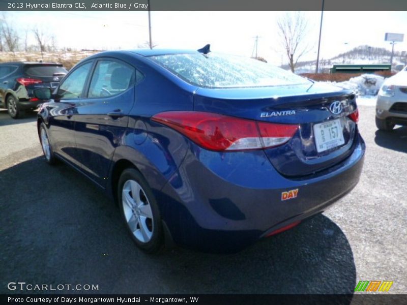 Atlantic Blue / Gray 2013 Hyundai Elantra GLS