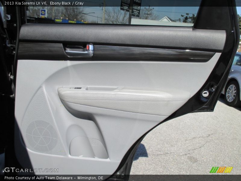Ebony Black / Gray 2013 Kia Sorento LX V6