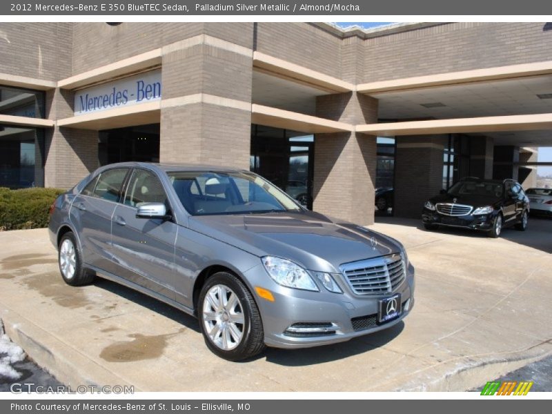 Palladium Silver Metallic / Almond/Mocha 2012 Mercedes-Benz E 350 BlueTEC Sedan