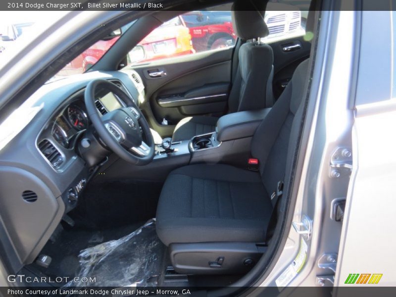 Billet Silver Metallic / Black 2014 Dodge Charger SXT