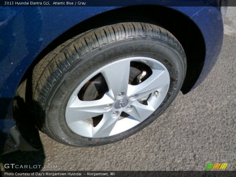 Atlantic Blue / Gray 2013 Hyundai Elantra GLS