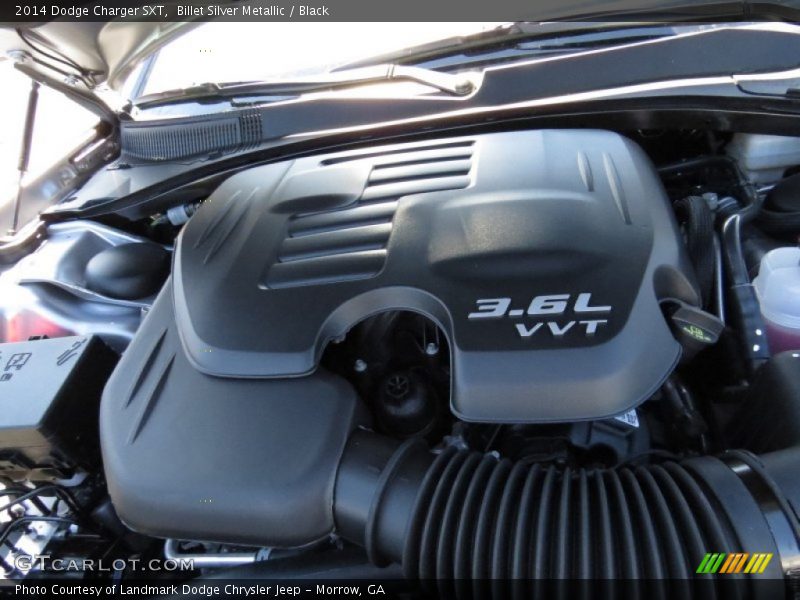 Billet Silver Metallic / Black 2014 Dodge Charger SXT