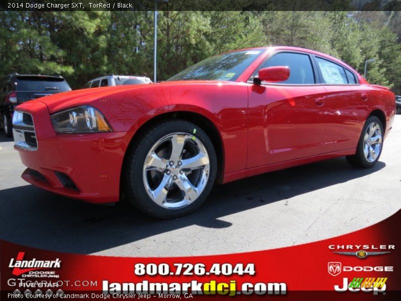 TorRed / Black 2014 Dodge Charger SXT