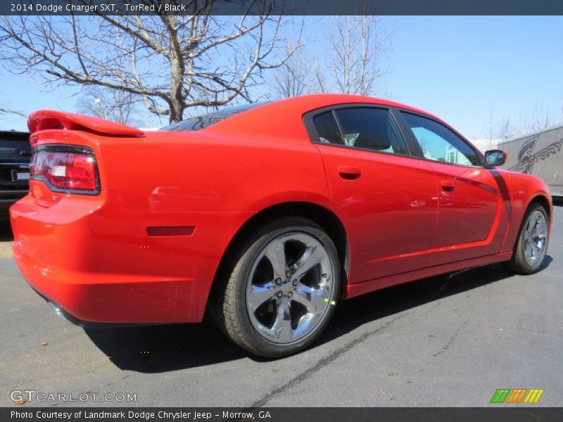 TorRed / Black 2014 Dodge Charger SXT