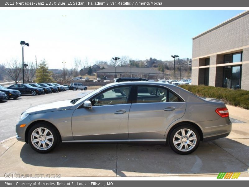 Palladium Silver Metallic / Almond/Mocha 2012 Mercedes-Benz E 350 BlueTEC Sedan