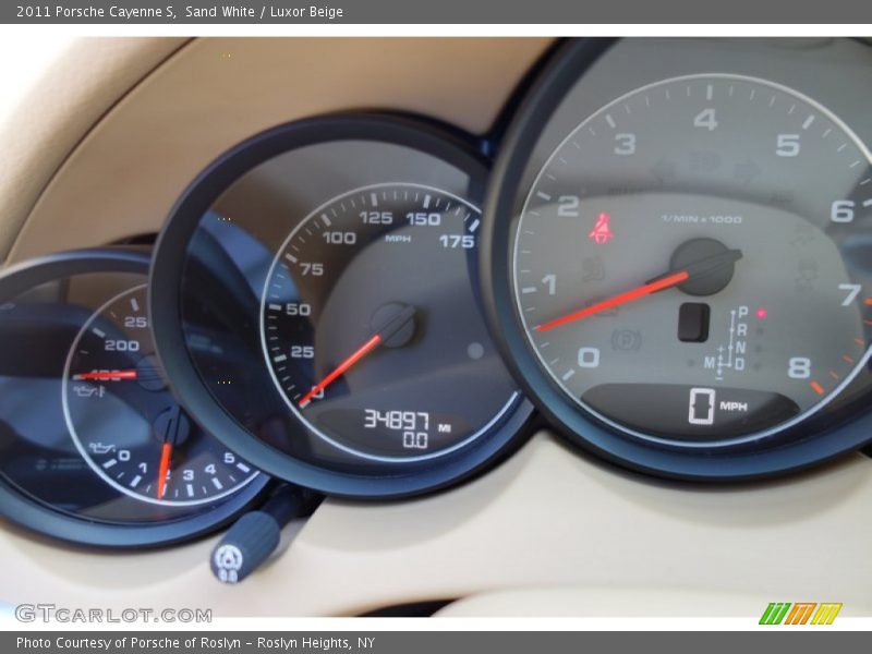 Sand White / Luxor Beige 2011 Porsche Cayenne S
