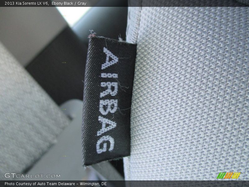 Ebony Black / Gray 2013 Kia Sorento LX V6