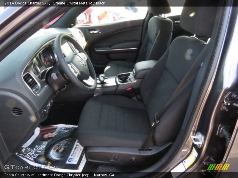 Granite Crystal Metallic / Black 2014 Dodge Charger SXT
