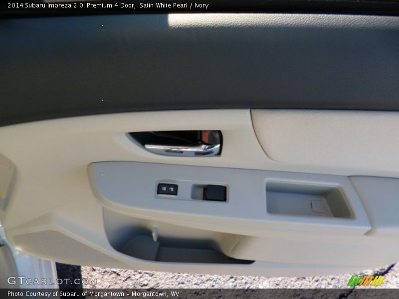 Satin White Pearl / Ivory 2014 Subaru Impreza 2.0i Premium 4 Door