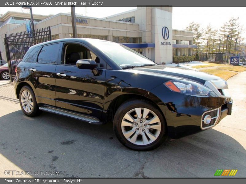 Crystal Black Pearl / Ebony 2011 Acura RDX SH-AWD