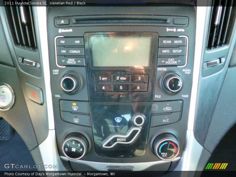 Venetian Red / Black 2011 Hyundai Sonata SE
