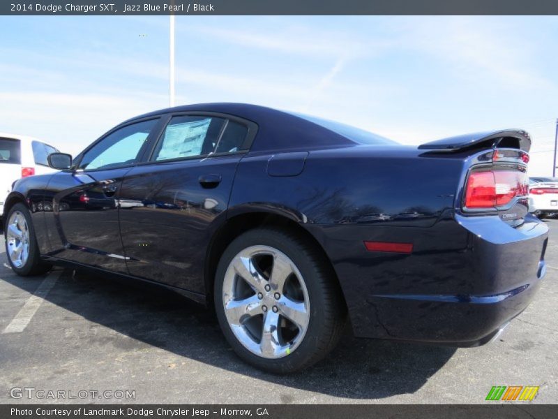Jazz Blue Pearl / Black 2014 Dodge Charger SXT