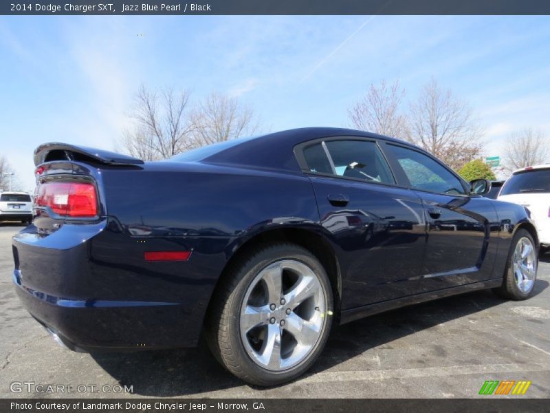 Jazz Blue Pearl / Black 2014 Dodge Charger SXT