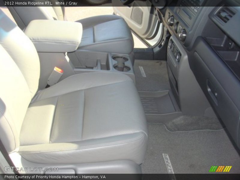 White / Gray 2012 Honda Ridgeline RTL