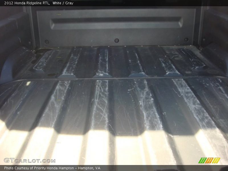 White / Gray 2012 Honda Ridgeline RTL