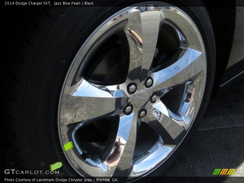 Jazz Blue Pearl / Black 2014 Dodge Charger SXT
