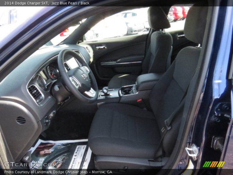Jazz Blue Pearl / Black 2014 Dodge Charger SXT