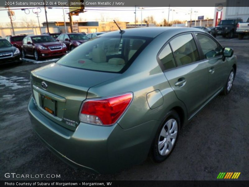 Jasmine Green Metallic / Ivory 2014 Subaru Impreza 2.0i 4 Door