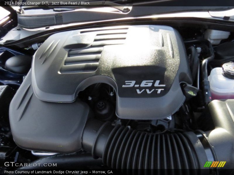 Jazz Blue Pearl / Black 2014 Dodge Charger SXT