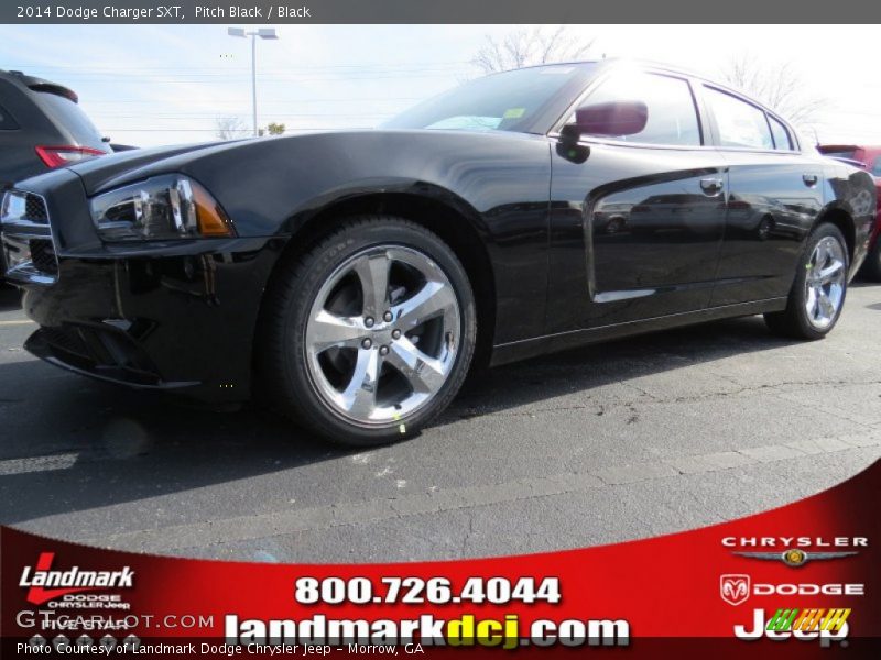 Pitch Black / Black 2014 Dodge Charger SXT